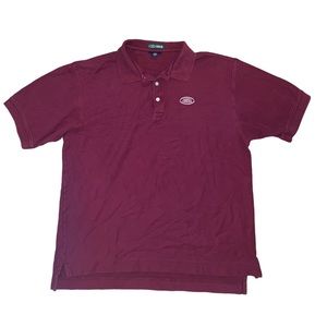 Land Rover Burgundy Red Golf Polo Shirt XL
